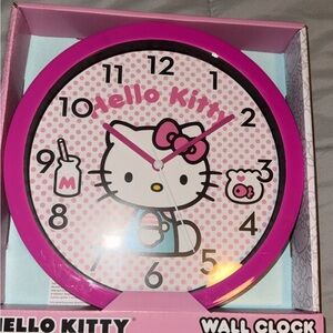 Hello Kitty Vibrant Pink Wall Clock